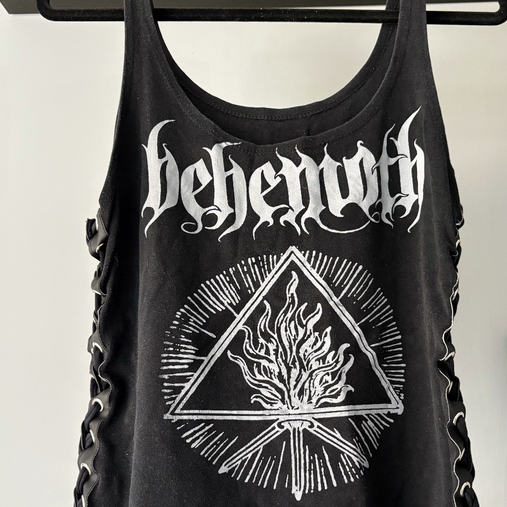 Original one of a kind Behemoth metal band tank top